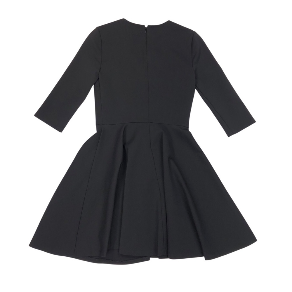 Diane Von Furstenberg Size 4 Jeannie Mini Fit & Flare V-Neck Dress 3/4 Sleeve